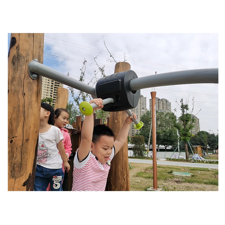 Funny high quality kids zipline outdoor zipline trolley