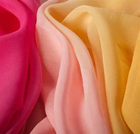 Настраиваемая оптовая продажа 100% шелковая ткань сатин тканый шифон чистый шелк шифоновая для занавесок