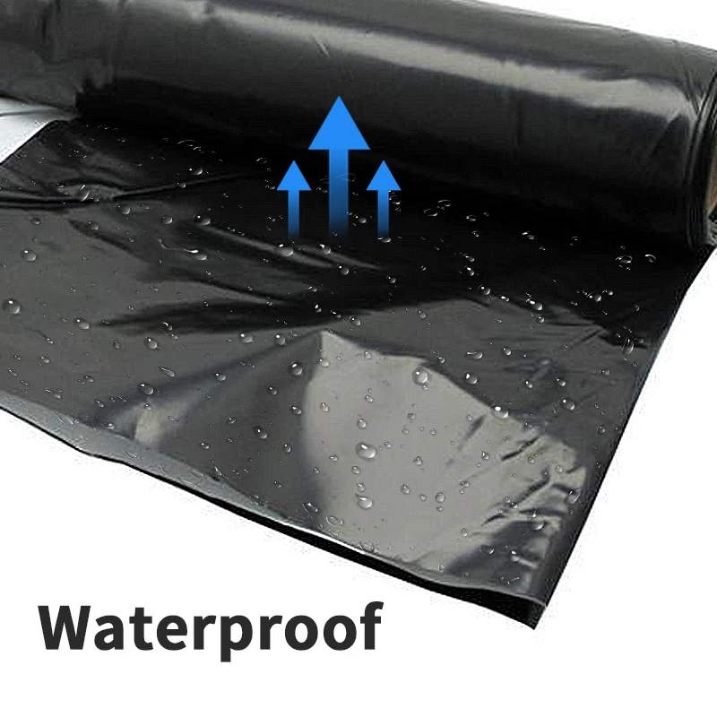 Customized 6 mil 10 mil 12 mil blackout poly panda film black and white film sheeting