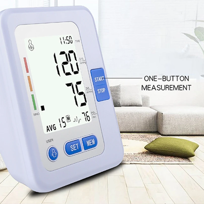High Arm Ambulatory Smart Heart Rate Monitor Sphygmomanometer Blood