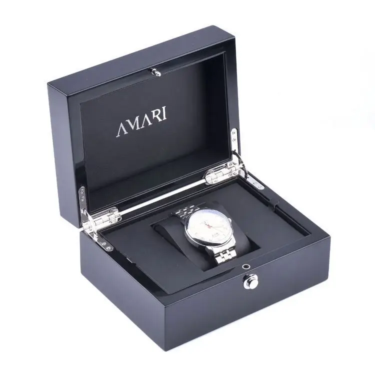 Wood Storage Packaging For Watches Personalized Luxury Display Organizer Men Real Boxes Cases Case Single Long Wooden Watch Box