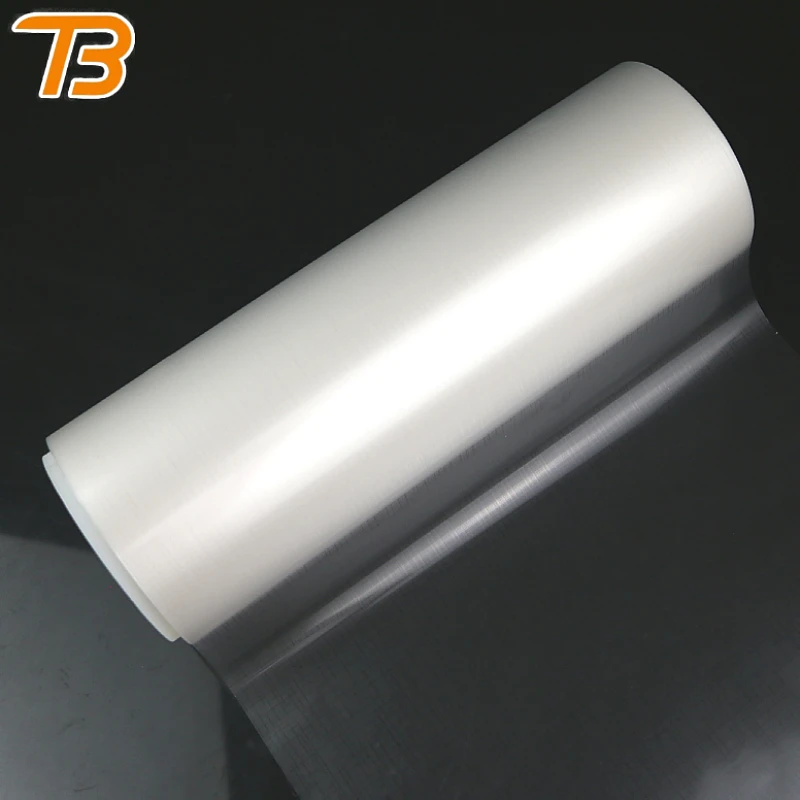 Bopp Thermal Laminating Film Anti Scratch Bopp Textured Lamination Film With Glue For Printed Paper