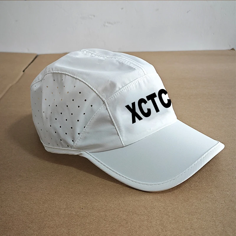 XCTCOUS quickly dry  waterproof Hat Outdoor Sport Caps polyester running hat with laser hole back