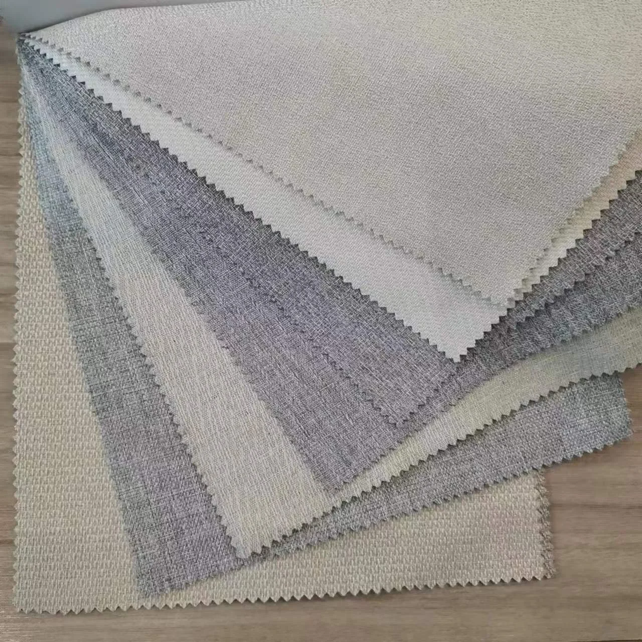 Hometextile linen look curtain coating fabric