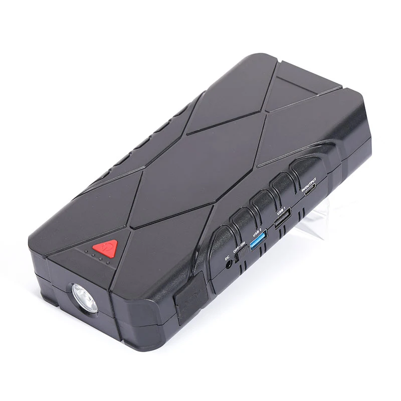 Quality Products Reliable Car Jumper Emergency Tool Kits Type C Jump Starter Power Bank With Usb Port And Flashlight