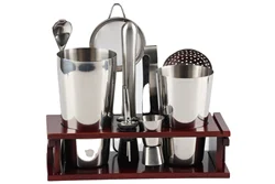 Delicate shaker cup boston set wine shaker stainless steel cocktail mixer bar tools set