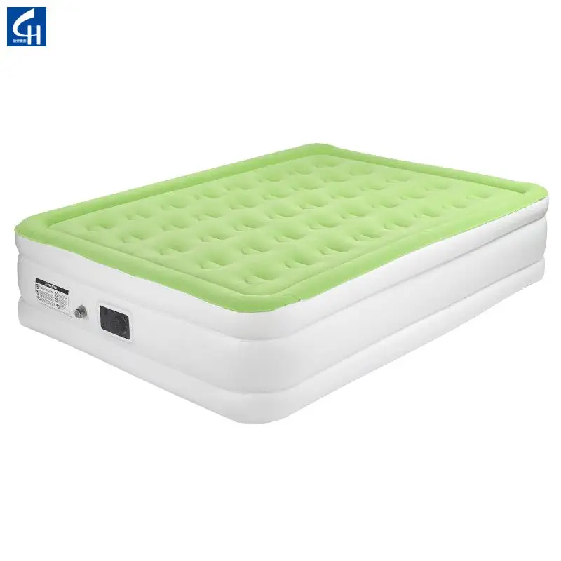 Luxury Camping Air Mattress Upgraded Inflatable Mattress Bed for Travel with AC Built-it Pump