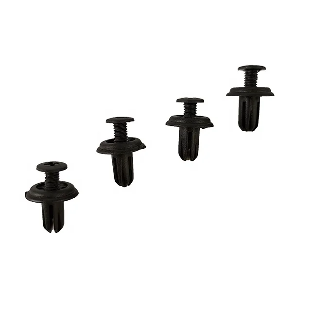 90687-SB0-003 PA66 Black Nylon Hood Mounting Screw Type Retainer Clip