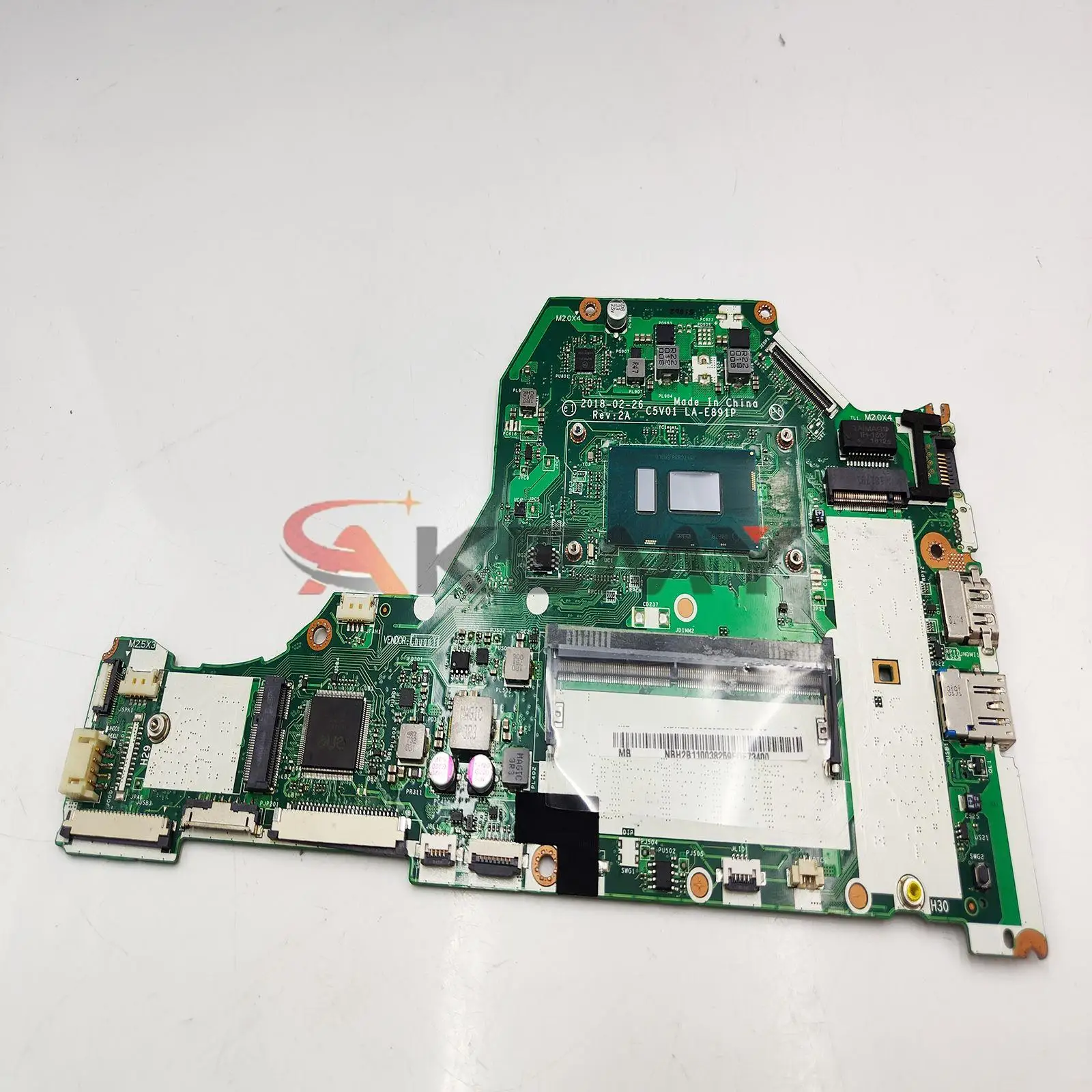 C5V01 LA-E891P FOR Acer Aspire A315-53 A515-51 A515-51G A615-51 Notebook Computer Motherboard I3 I5 I7 100%