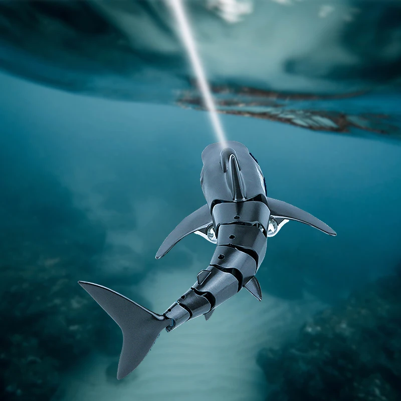Factory Wholesale Hot Sale Rechargeable Summer Kids Pool Toys 2.4g Remote Control Electric Shark Radio Control Toy