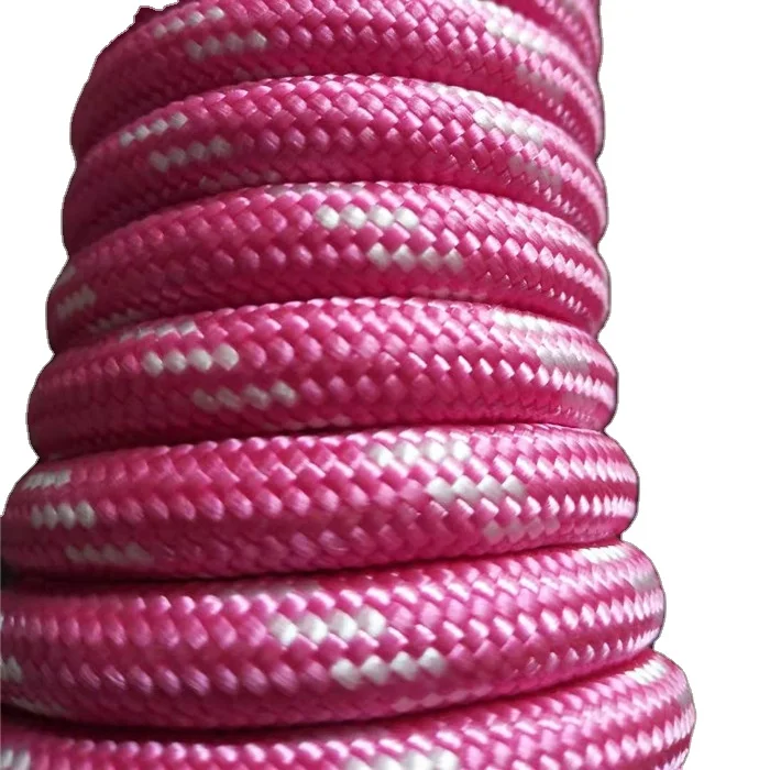 Sailing yachts use double braided nylon mooring rope 3/8inch 2 inch