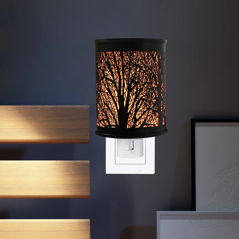 Amazon hot sale electric ceramic wax melt and aroma candle wax tart warmers wall lamp