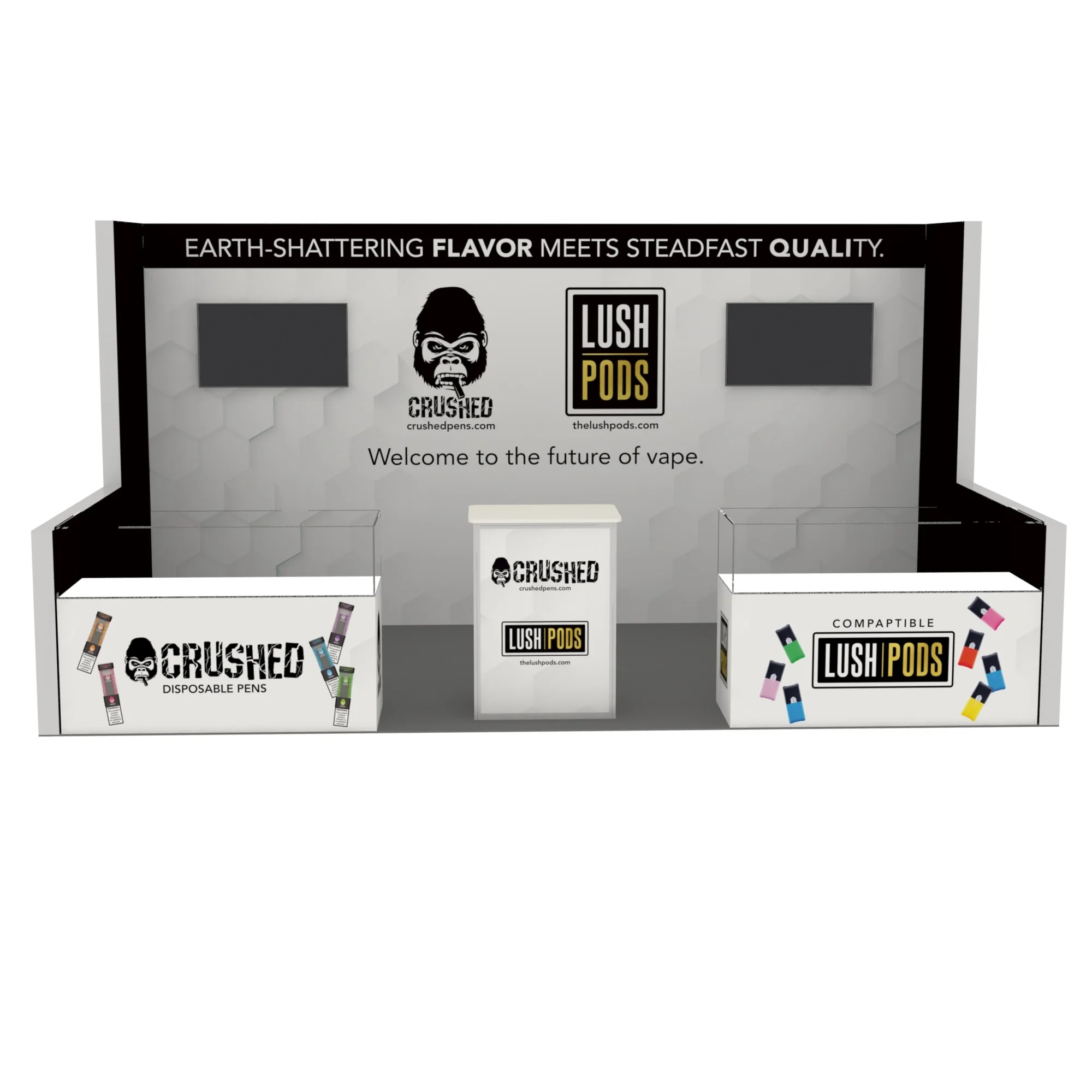 Custom Exhibition Stand 3 x 3 or 3 x 6