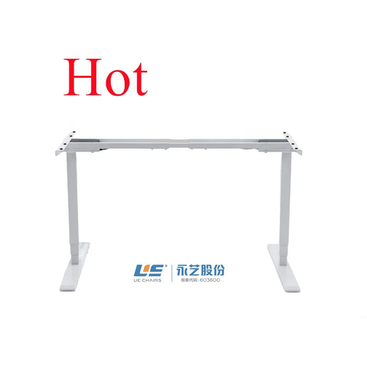 UE Korean Fancy Hot-selling Smart Computer Lift Electric Adjustable Height Office Desk Office Furniture Modern Metal Iron Carton