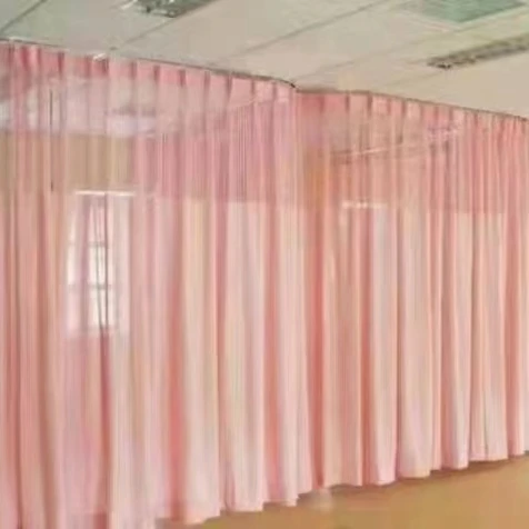 Medical curtain fabric flame retardant cubicle hospital partition curtain for privacy room