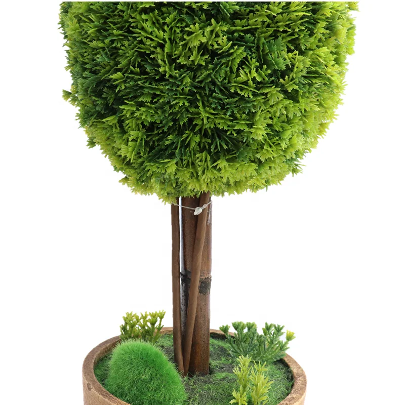 Home Decor Artificial Boxwood Ball Bonsai Garden Decoration Topiary Tree plants