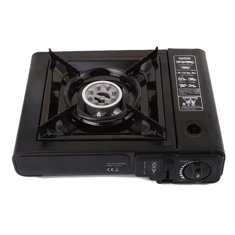 Mini Single Dual-use Outdoor Camping Propane Butane Cooking Burner Camp Portable windproof Gas Stove With Carrying Case