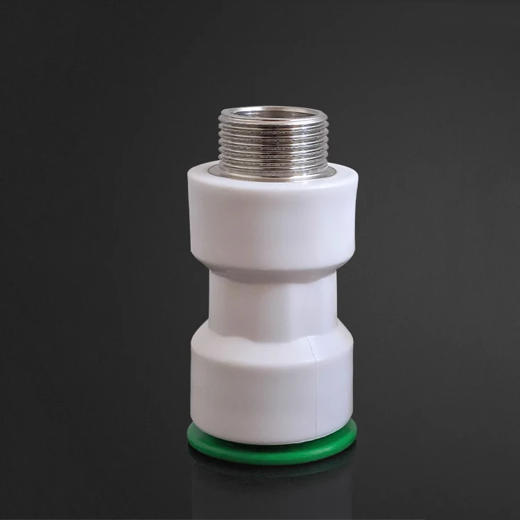 PPR Plastic Connector Stainless Steel Male Thread Push in Type Quick Connection Water Tube Fitting