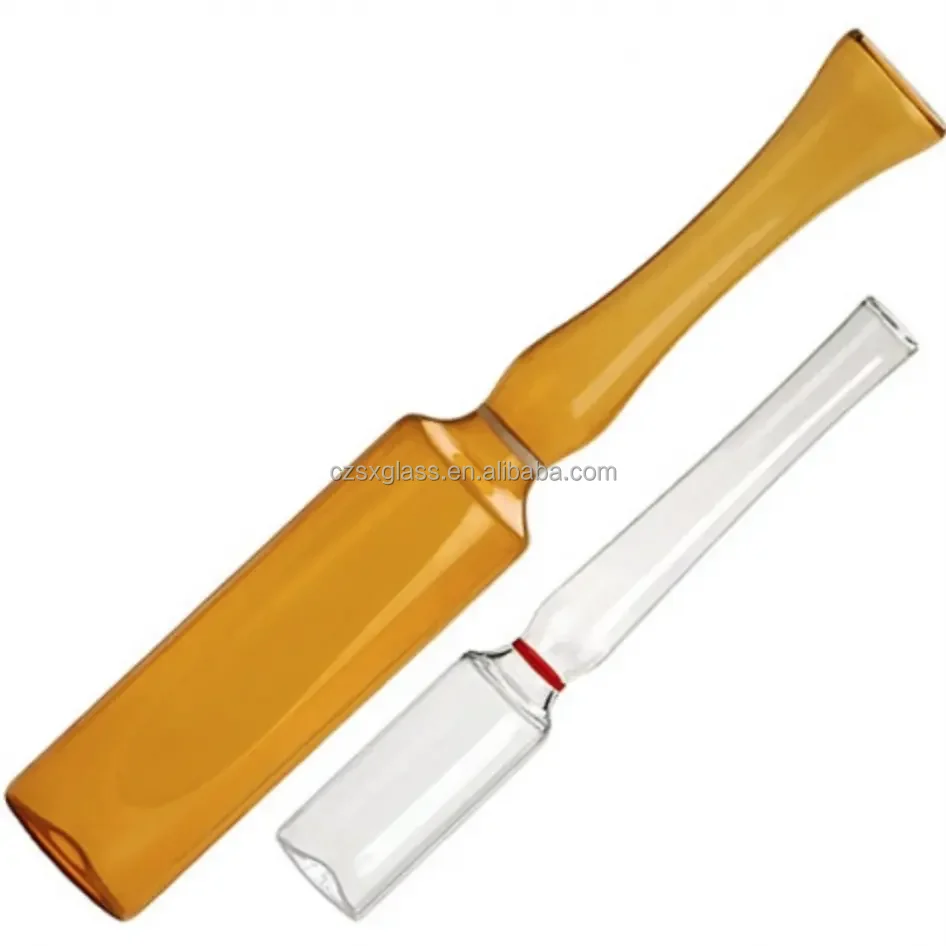 2ml Transparent Medicine Vitamin C Glass Ampoule Packaging