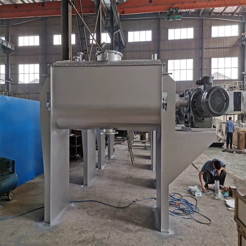 Ribbon Blender Dietary Supplement Mixer Powder Double Screw Mixing Machine