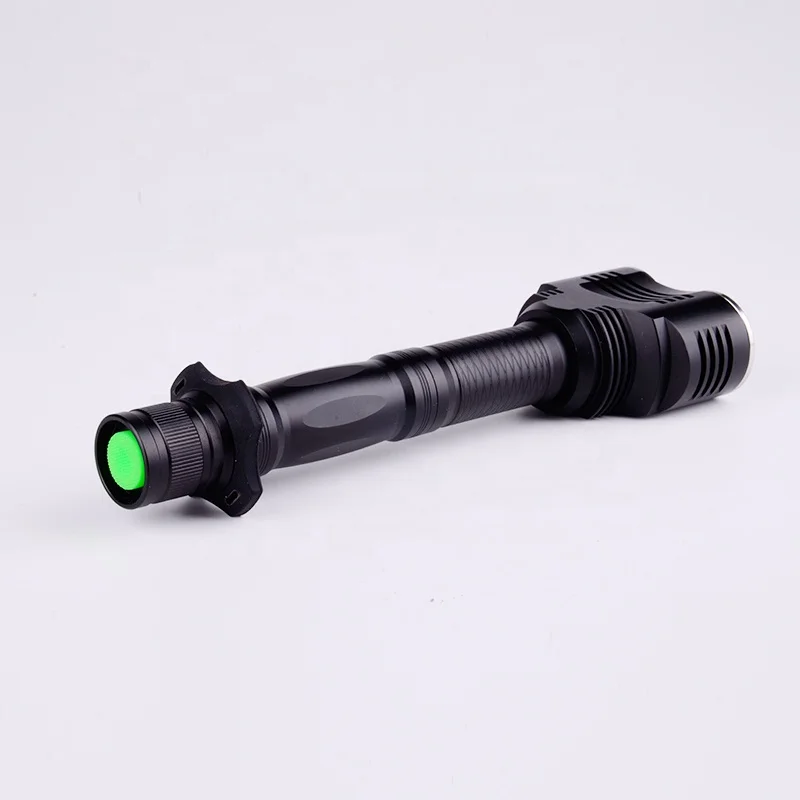 
Best Bright 2 PCS U2 LED 18650 Battery Rechargeable Security Tactical 2000 Lumen Flashlight 