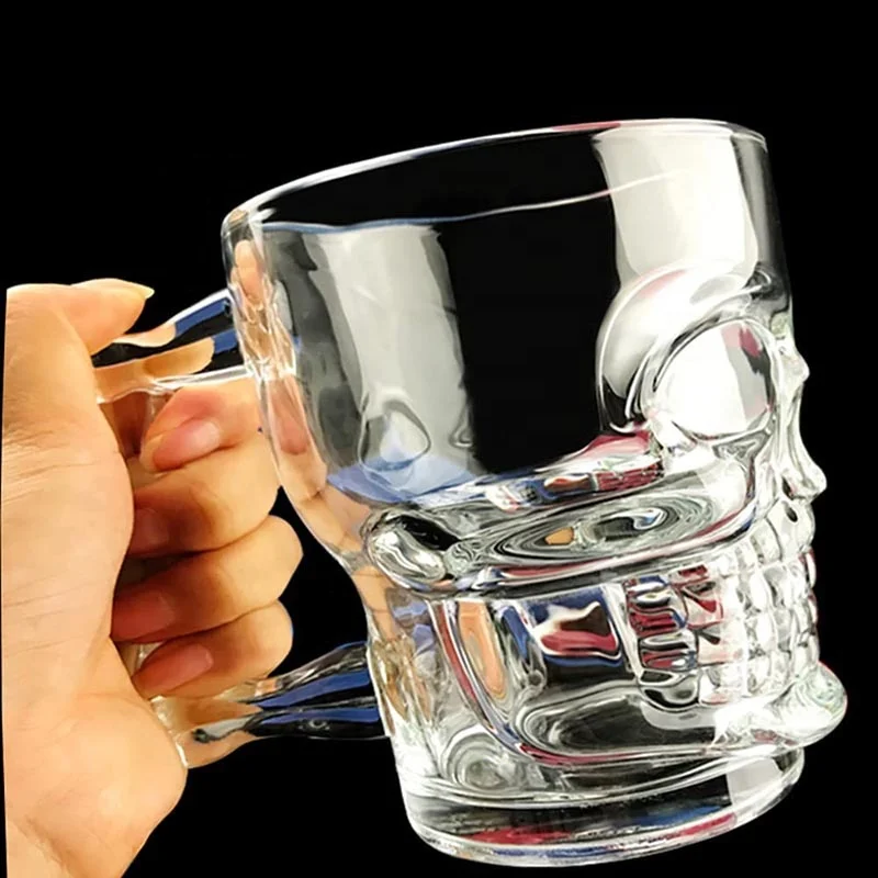 500ml Scull Beer Mug Beer Draft Mug glasses HALLOWEEN Beer Stein for Your Home Bar