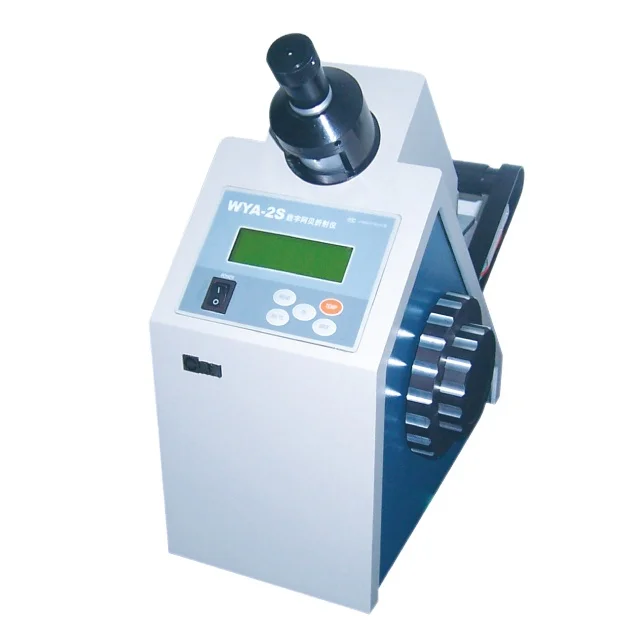 high quality LCD touch screen full automatic PC interface ABBE refractometer test meter instrument
