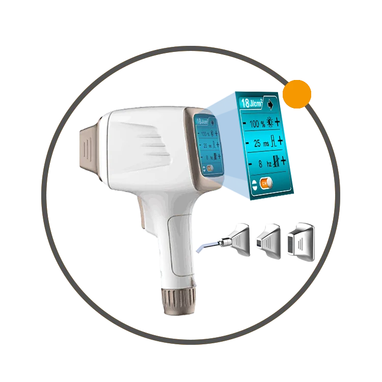 2022 Beijing Popular 3rd generation diode laser machine small diode laser machine hair removal LED screen handle advanced handle