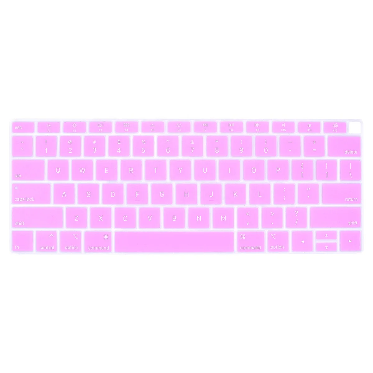 Однотонный Мягкий силиконовый чехол для клавиатуры macbook Air 13 3 2018 A1932 английская