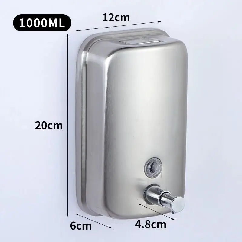 High Quality Wall Mount Hand Soap Dispenser Hotel Manual Liquid Soap Dispenser Sink Soap Dispenser for Bathroom & Kitchen