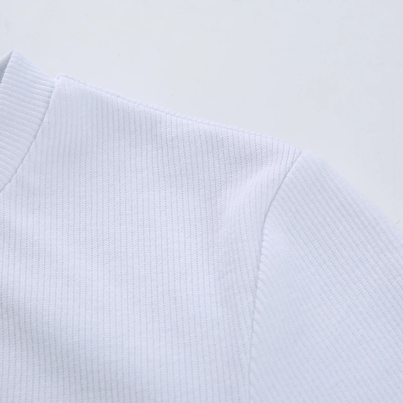 
white t shirt 100% cotton women simple t shirt solid t shirt 