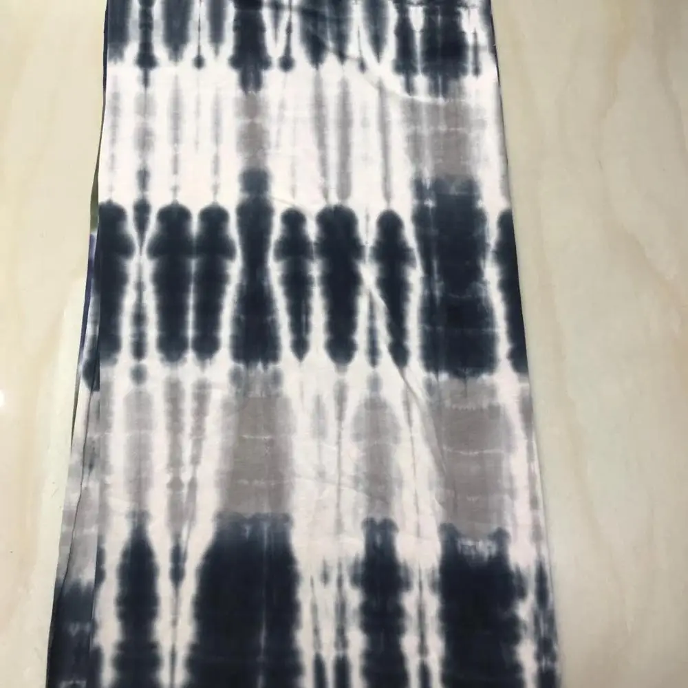 LLD19065- GL8080 cotton tie and dye fabric Premium 95%cotton 5%spandex 210gsm blend tie dye fabric