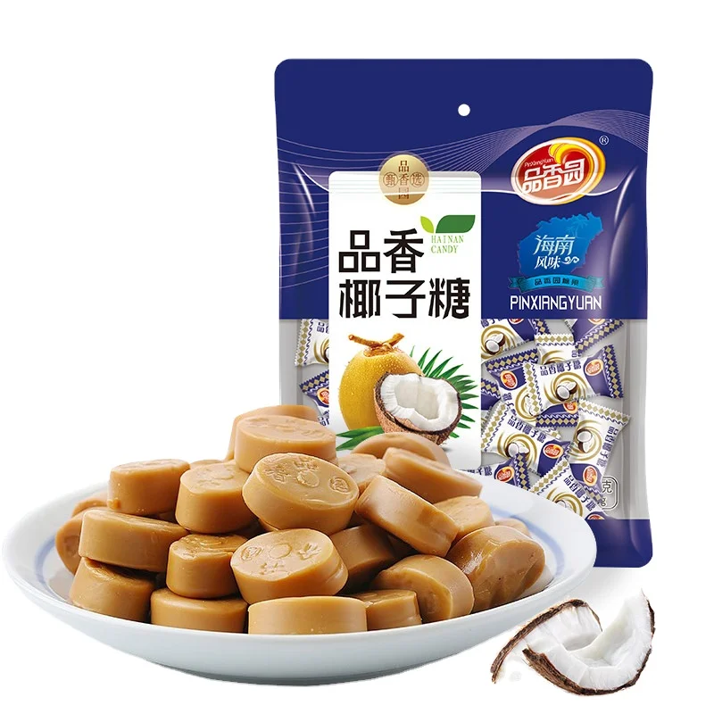 OEM Confectionery Coconut Flavor hard boiled candy