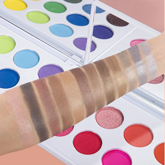 Низкий минимальный объем заказа, косметика, многохромовые, выбор цветов, тени для век, прессованные пигментные тени для век