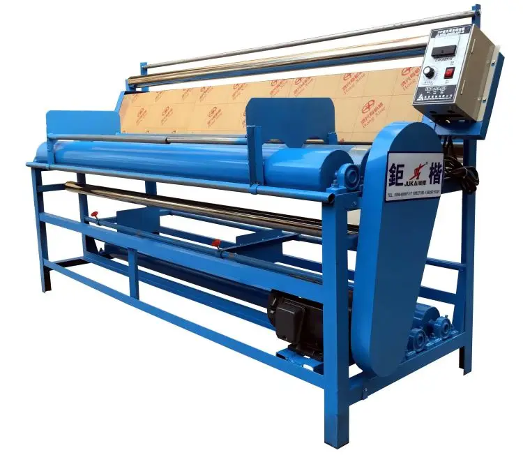 2022 new arrival JUKAI Fabric Meter Counter Rolling Machine Textile finishing Cloth Rolling Winding Machine