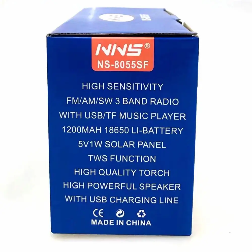NS-8055SF am fm sw digital radio cool fan USB radio solar powered am/fm radio with torch