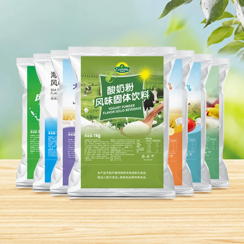 Manufacturers wholesale Czseattle High quality Tea jelly powder tea flavored grass jelly powder for bubble tea ingredients