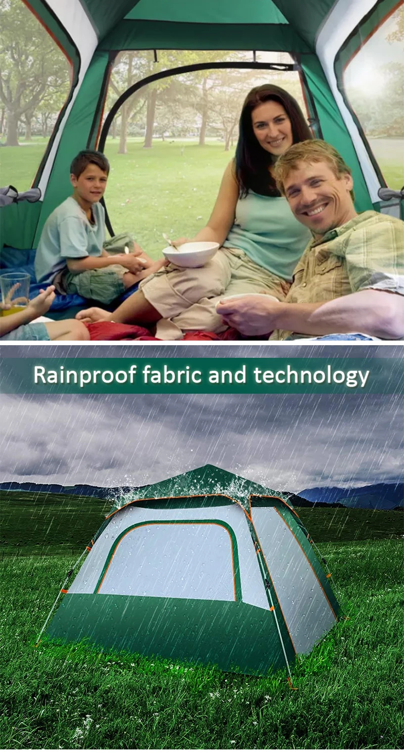 Outdoor Waterproof 1-2 person Hiking Portable Beach Folding Automatic Popup Instant Camping Tent