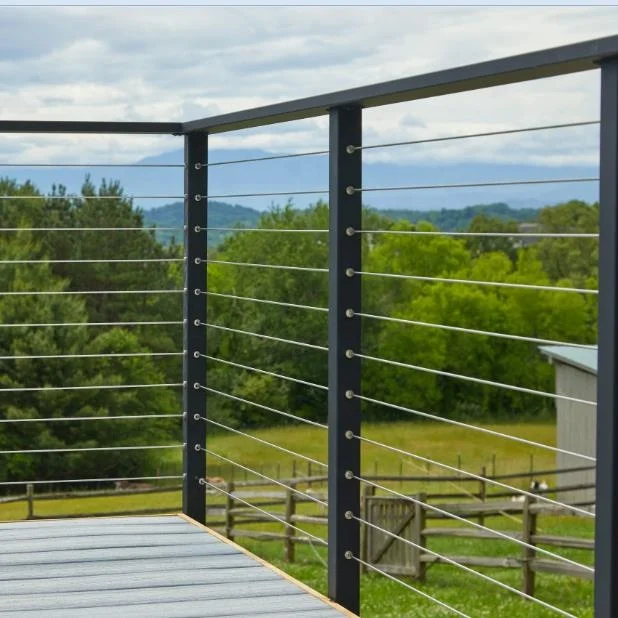 EKOO low maintenance stainless outdoor balcony railing stainless steel balustrade