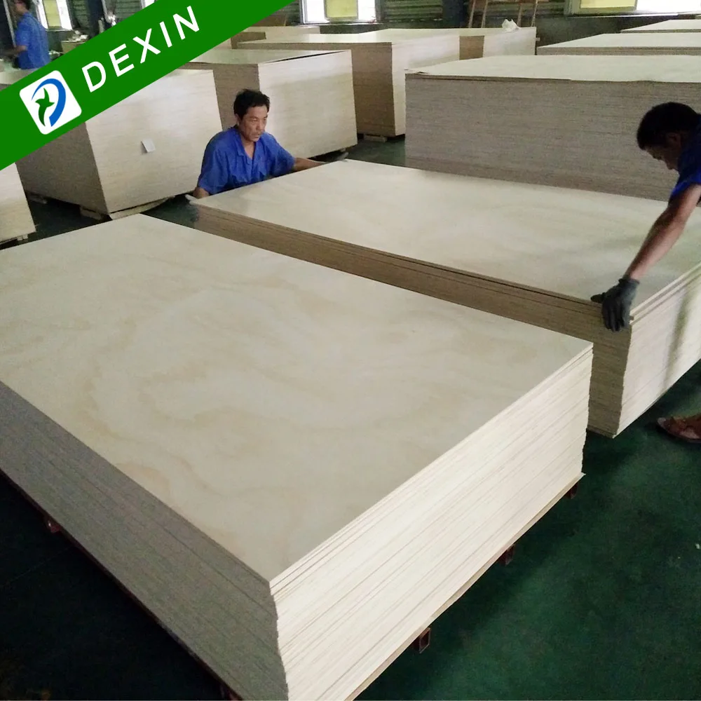 4x8ft 3mm 6mm 9mm 12mm 18mm Okoume Bintangor Birch Pencil Cedar Faced Commercial Plywood