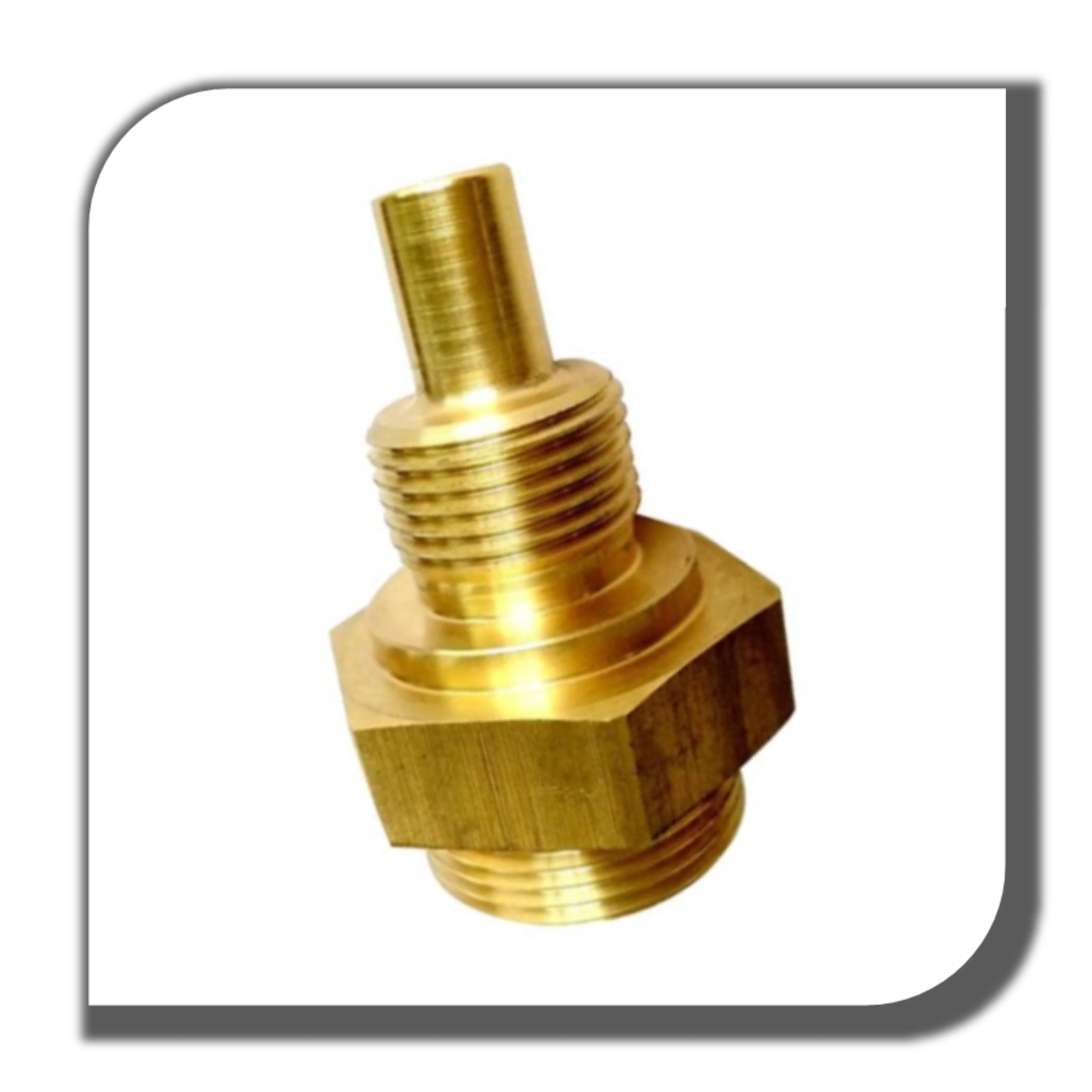 big brass C69300 sensor housing brass threaded housing for NTC sensor