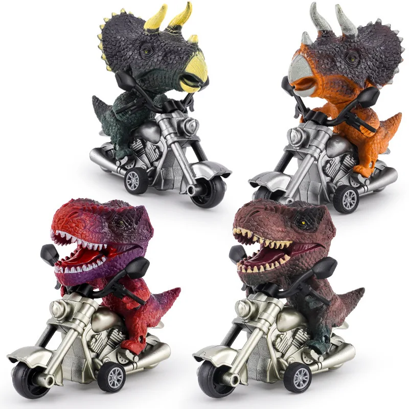 Оптовая продажа модель мотоцикла Tyrannosaurus rex украшения динозавр локомотив торт для выпечки игрушки мальчиков
