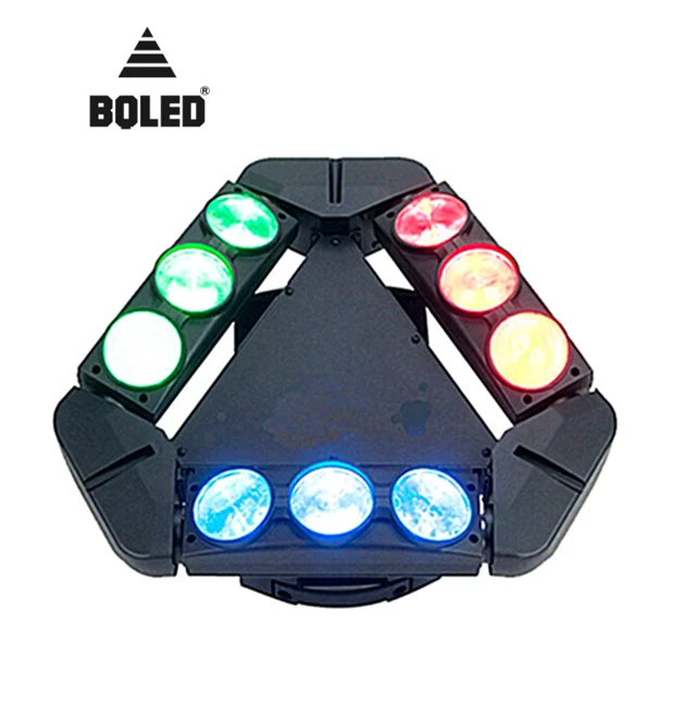 Hot sale 9x10w RGBW 4 in 1 dj bar club led spider beam moving head disco stage light