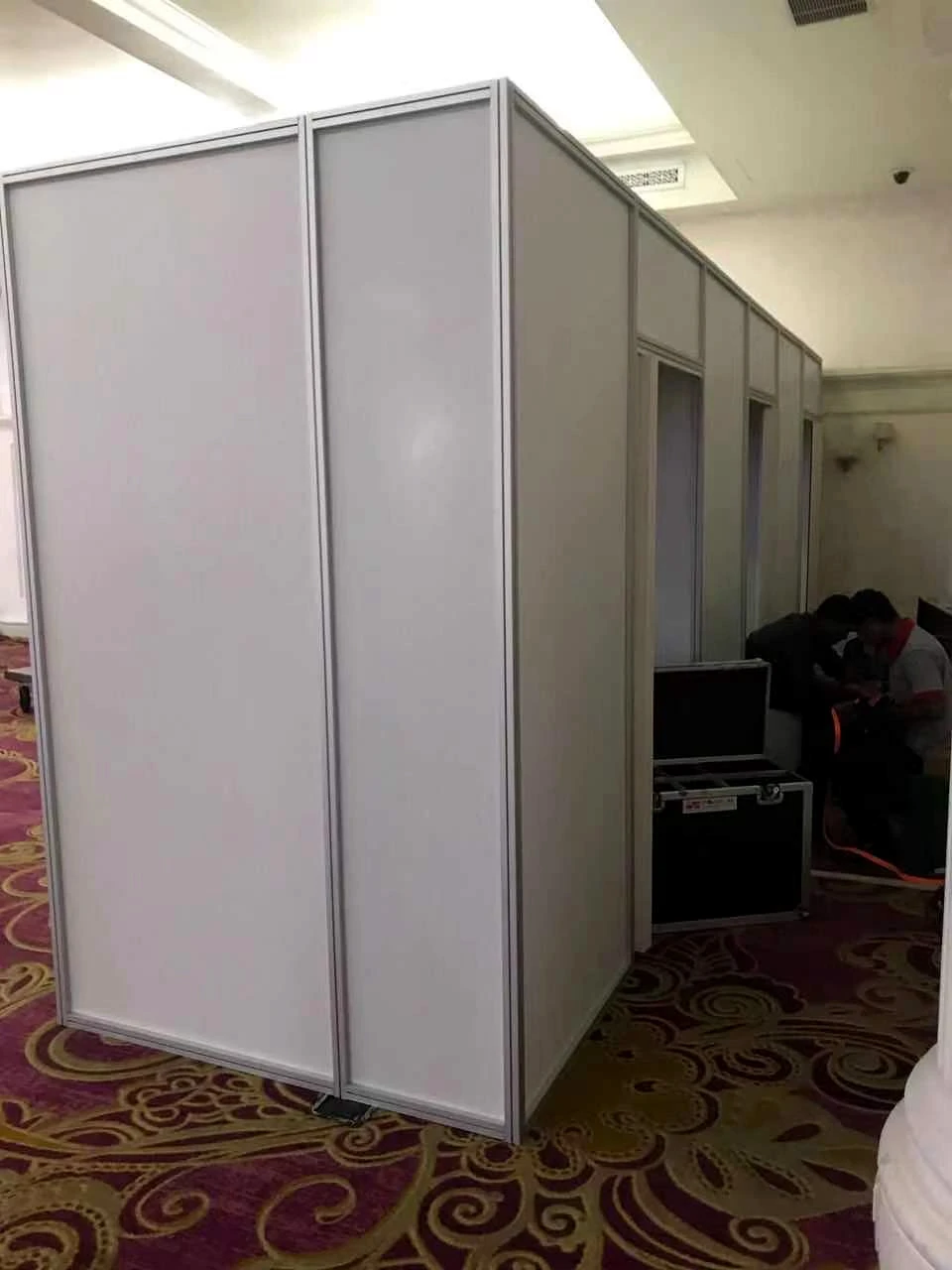 Dismantle Assemble in-site Interpreter Room,Temporary Mobile Translation booth Meeting room for  2 or more person