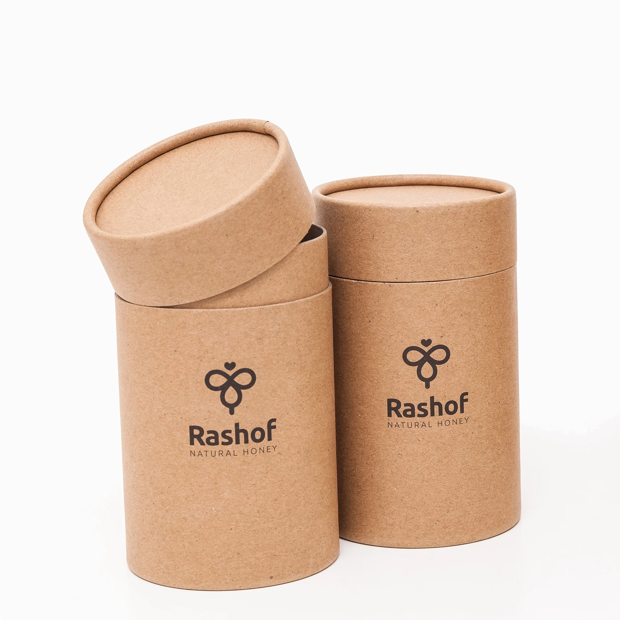Biodegradable Ecofriendly Pure Paper Box Round Cardboard Paper Tube Packaging Boxes