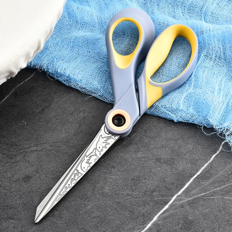 Premium Pp/Tpr Handle Household Kitchen Vegetable Chicken Bone Scissors