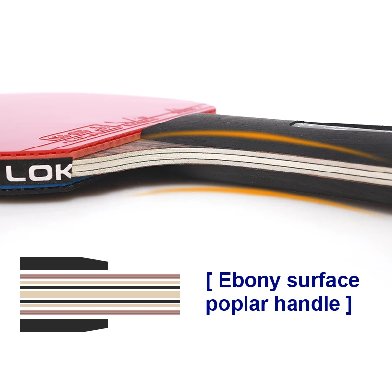 LOKI Ping Pong K5 star Pro Carbon Performance Level Table Tennis Racket with Carbon Technology