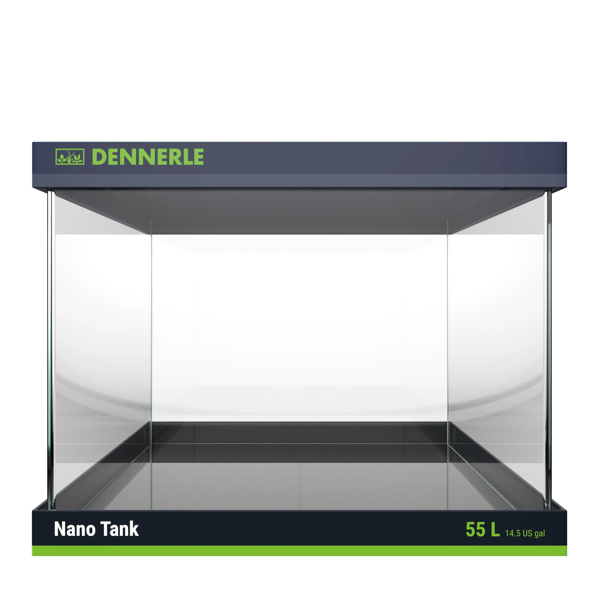 DENNERLE Nano Tank 55L современный домашний офис барная стойка украшенный стеклянный аквариум с закругленными углами