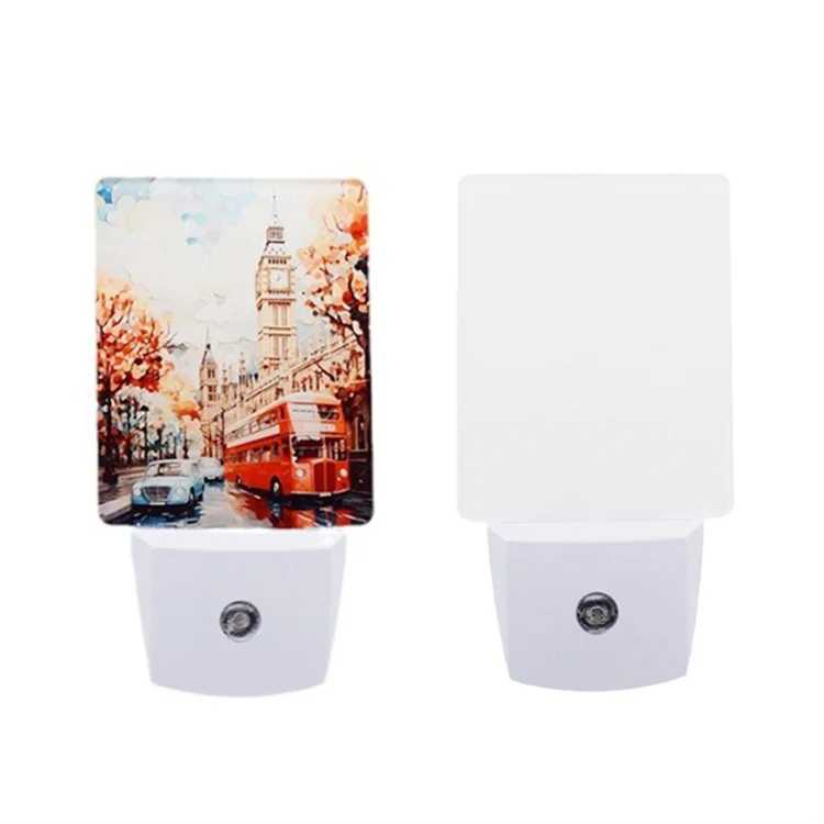 New sublimation blanks home decor intelligent induction wall acrylic led night lights