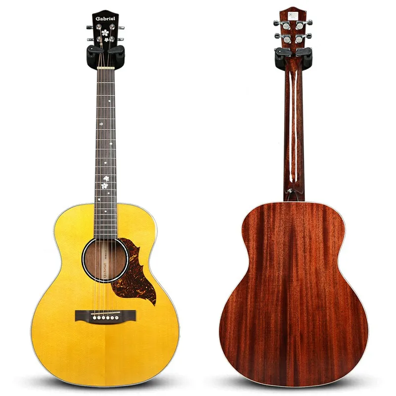 Guitar factory supply fast delivery 36 inch mini top solid spruce acoustic guitars for children